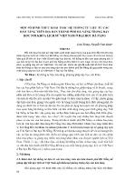 Một số hình thức khai thác hệ thống tư liệu từ các bảo tàng trên địa bàn thành phố Đà Nẵng trong dạy học nội khóa lịch sử Việt Nam ở Đại học Đà Nẵng