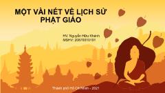 Một vài nét về lịch sử Phật giáo - Nguyễn Hữu Khánh