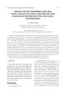 Phương án bảo tồn không gian làng trong lòng đô thị trung tâm tỉnh Bắc Ninh (Tham khảo mô hình bảo tồn làng Hahoe của Hàn Quốc)