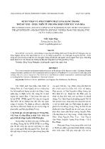 Sự du nhập và phát triển phật giáo Đàng Trong thế kỷ XVII - XVIII: Nhìn từ phương diện tiếp xúc văn hóa