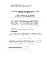 Above regularization for constrained generalized complementarity problems