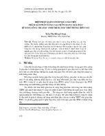 Biện pháp quản lí đội ngũ giáo viên nhằm góp phần nâng cao chất lượng giáo dục kĩ năng sống cho học sinh trung học phổ thông hiện nay