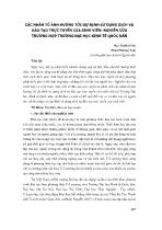 Các nhân tố ảnh hưởng tới dự định sử dụng dịch vụ đào tạo trực tuyến của sinh viên: Nghiên cứu trường hợp trường Đại học Kinh tế Quốc dân