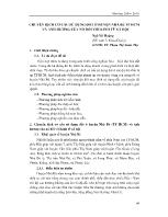 Chuyển dịch cơ cấu sử dụng đất ở huyện Nhà Bè thành phố Hồ Chí Minh và ảnh hưởng của nó đối với kinh tế xã hội