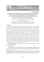 Exploring transformative learning for sustainability to climate change adaption in the Mekong delta of Vietnam: The case study in the VACB in Can Tho