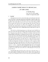 Lỗi phát âm phụ âm đầu của trẻ mẫu giáo (từ 4 đến 6 tuổi)