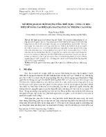 Mô hình quản lí chất lượng tổng thể (TQM) - Công cụ hữu hiệu để nâng cao hiệu quả đào tạo tại các trường cao đẳng