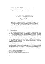 Non-abelian classical solution of the Yang-Mills-Higgs theory