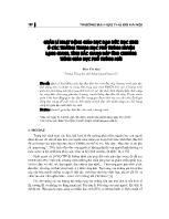 Quản lí hoạt động giáo dục đạo đức học sinh ở các trường trung học phổ thông huyện Lạng Giang, tỉnh Bắc Giang đáp ứng chương trình giáo dục phổ thông mới