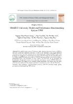 SMARTI University Model and Performance Benchmarking System UPM