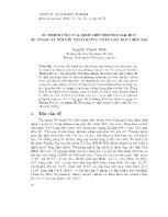 Sự thích ứng của sinh viên trường Đại học Sư phạm Hà Nội đối với phương pháp dạy học hiện đại