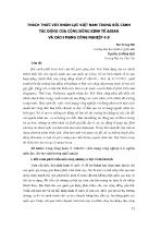 Thách thức với nhân lực Việt Nam trong bối cảnh tác động của cộng đồng kinh tế Asean và cách mạng công nghiệp 4.0