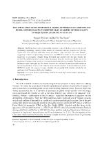 The application of six-dimensional model of personality (The hexaco model of personality) to identify main qualities of personality of high school students in Vietnam