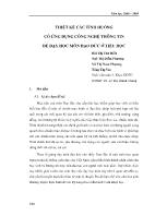 Thiết kế các tình huống có ứng dụng công nghệ thông tin để dạy học môn Đạo đức ở tiểu học