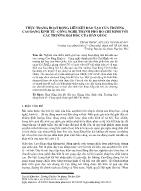 Thực trạng hoạt động liên kết đào tạo của trường Cao đẳng Kinh tế - Công nghệ thành phố Hồ Chí Minh với các trường đại học của Hàn Quốc