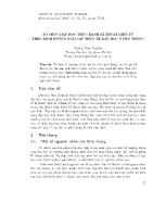 Tổ chức dạy học thực hành Kĩ thuật điện tử theo định hướng bám sát thực tế dạy học ở phổ thông