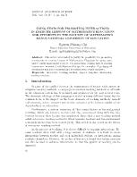 Using tests for promoting interactions in exercise lessons of mathematics education for students in the faculty of mathematics Hanoi National University of education