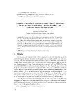 Vận dụng lí thuyết về vùng phát triển gần của Vygotsky trong dạy học Toán rời rạc cho học sinh khá giỏi ở trường trung học phổ thông