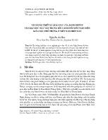 Vận dụng triết lí giáo dục của John Dewey vào dạy học Ngữ văn trong bối cảnh đổi mới toàn diện giáo dục phổ thông ở Việt Nam hiện nay