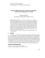 Xây dựng hệ thống đảm bảo chất lượng bên trong áp dụng tại học viện quản lí giáo dục