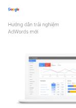 Hướng dẫn trải nghiệm AdWords mớI