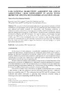 Land potential productivity assessment for annual agricultural crops development in Quang Xuong district by applying multi-criteria evaluation and GIS