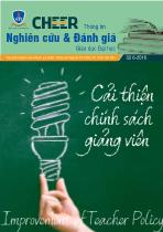 Nghiên cứu và đánh giá Giáo dục đại học - Số 6/2016