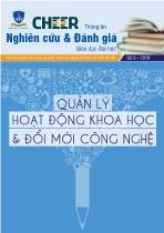 Nghiên cứu và đánh giá Giáo dục đại học - Số 9/2016