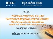 “Phương pháp tiểu sử học/ Phương pháp dòng chảy cuộc đời