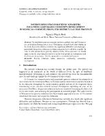 Poverty reduction for ethnic minorities following asset-based community development in muong so commune, Phong Tho district, Lai Chau province