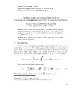 The first initial-boundary value problem for semilinear hyperbolic equations in nonsmooth domains